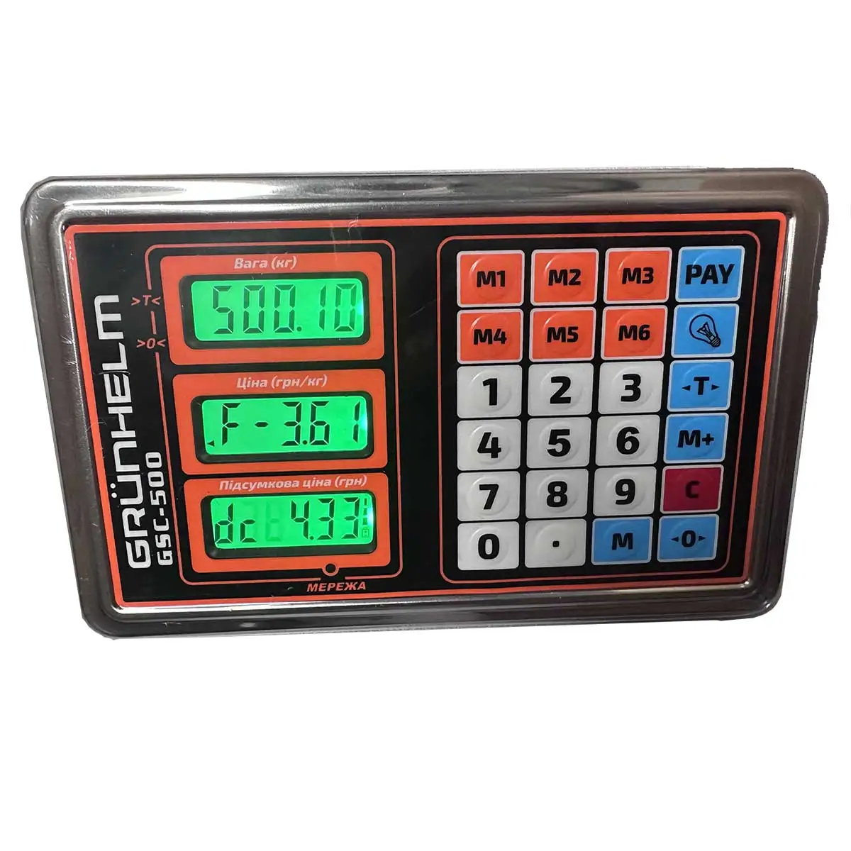 Весы торговые GSC-500 Grunhelm — купить за 2 749 грн в Украине |  интернет-магазин budpostach.ua