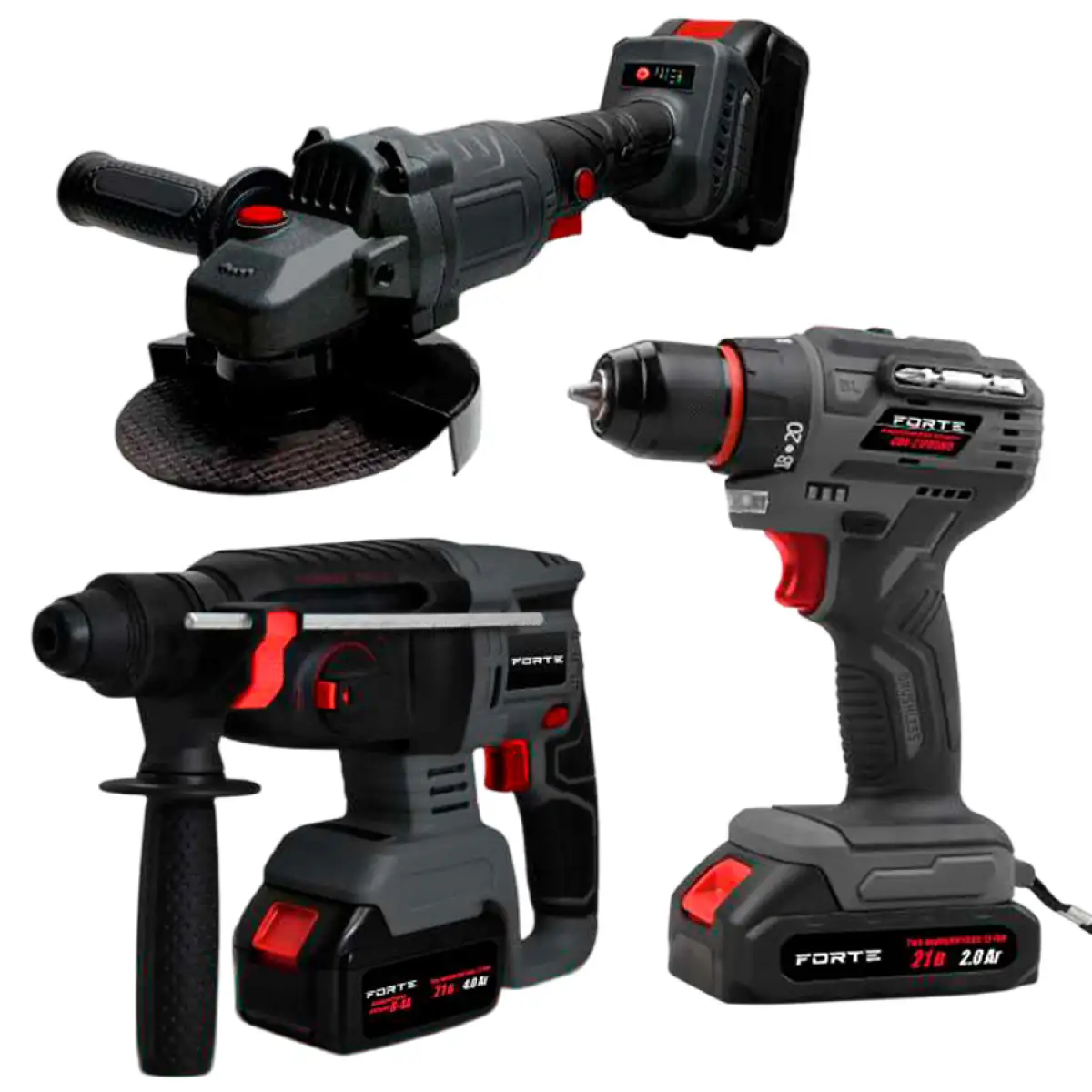 Набор аккумуляторных инструментов CDR-21PROMO, AG 21-125, RH-26