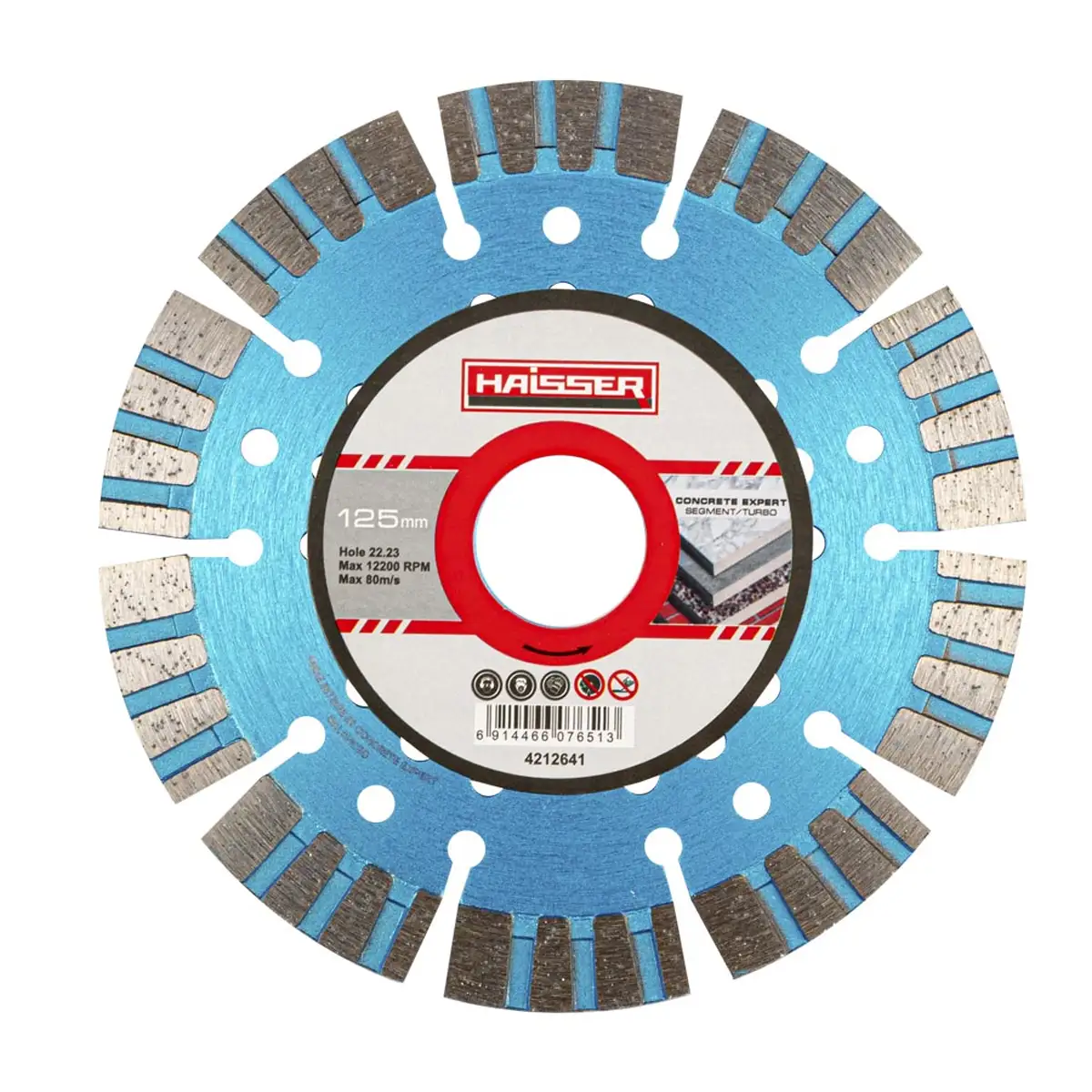 Диск алмазный Segment/turbo concrete expert 125х2.2х12х22.23