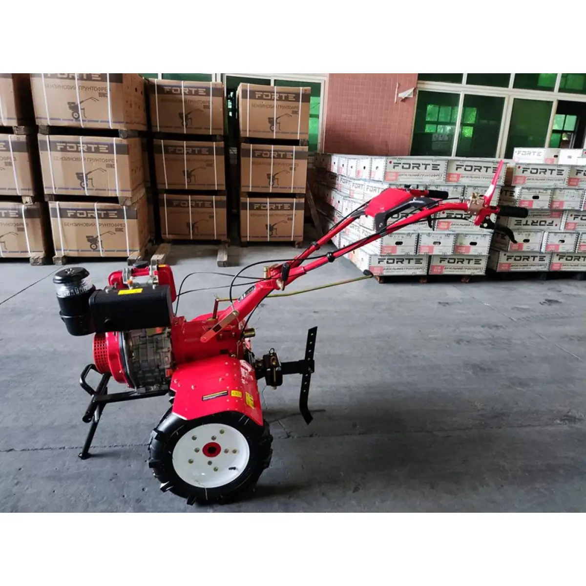 Дизельный мотоблок Forte 1050-3 NEW колеса 10