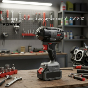 НОВИНКА: гайковерт ударный аккумуляторный – CW-800 Forte!