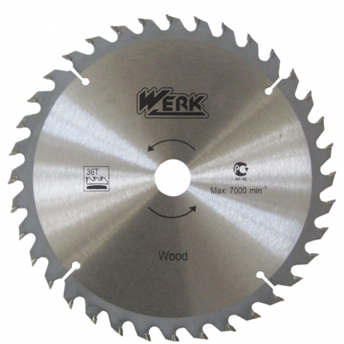 Werk 230х22.23 мм Диск пильний