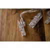 Электрогирлянда светод. линейная с клипсами тепло-белый 10 LED, 1,5М, 2АА, 0,6W BPNY