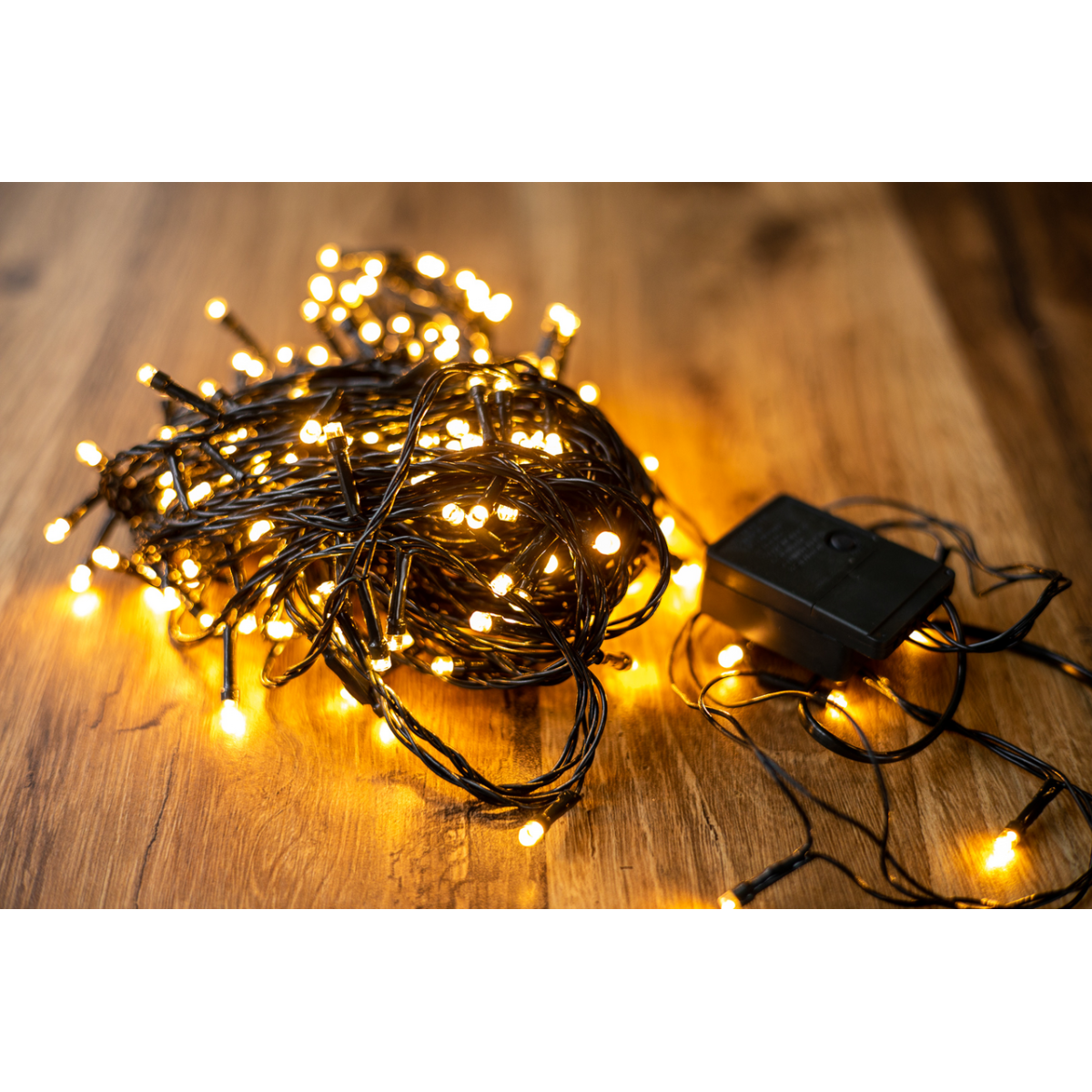 Электрогирлянда светод. тепло-бел. 200 LED,20 М, 8 режимов, 220V BPNY