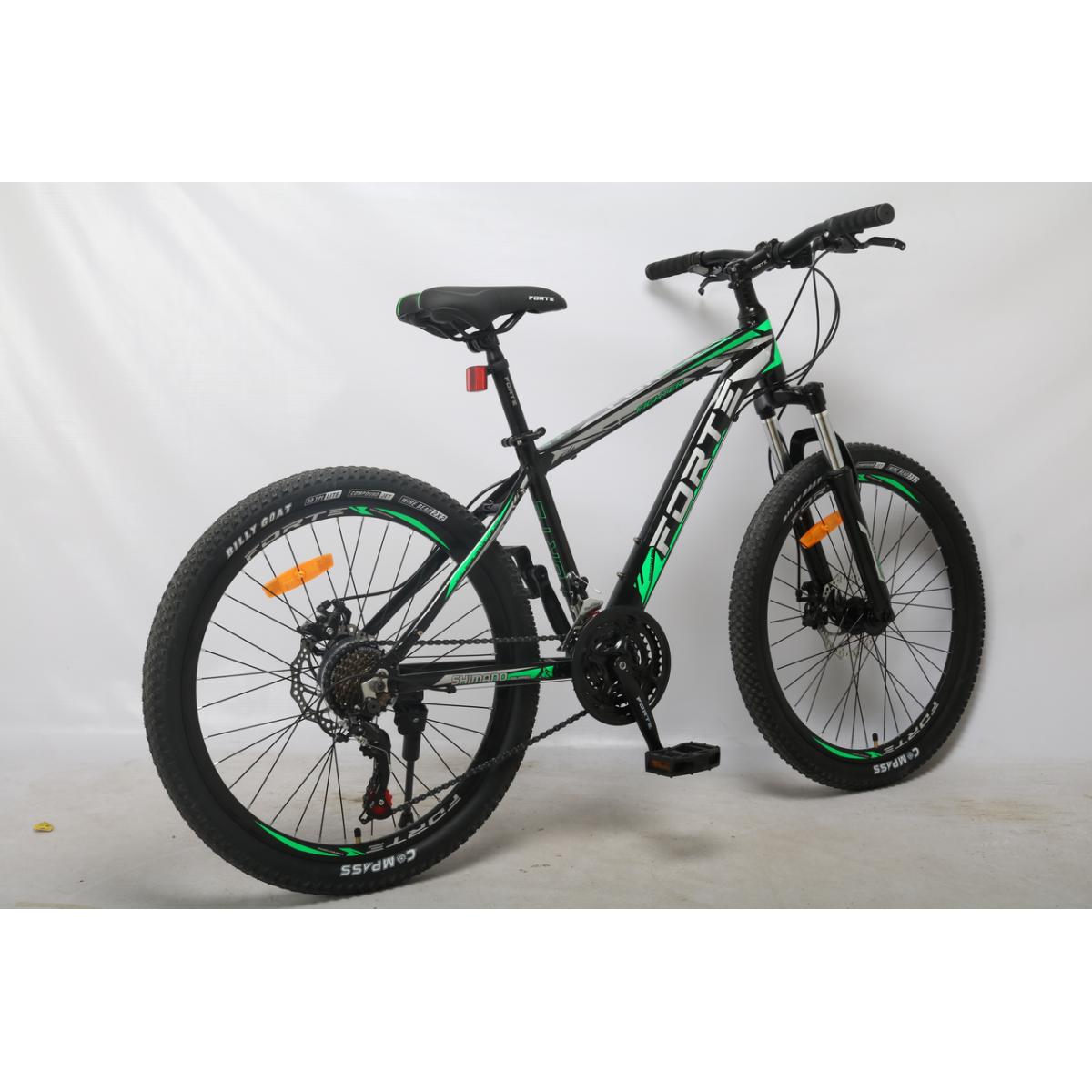Велосипед Forte Fighter 15"/24" чорно-зелений