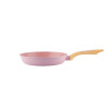 Сковорідка PR-2112-24 "CANDY" PINK (дерев. ручка) 24x4,5 см, PEPPER