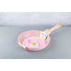 Сковорідка PR-2112-26 "CANDY" PINK (дерев. ручка) 26x5,0 cм, PEPPER