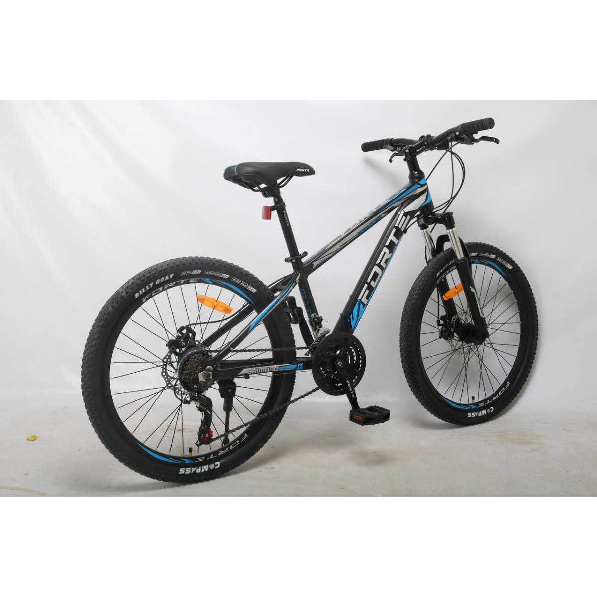 Велосипед Forte Fighter 13"/24" чорно-блакитний