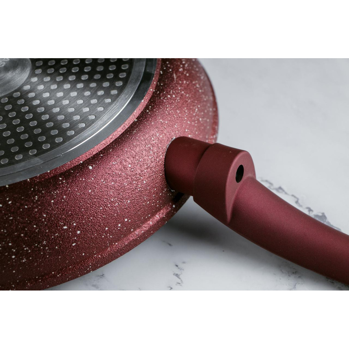 Сковорідка PR-2109-24 'CHERRY' LAVA-STONE 24x5,0 см, PEPPER