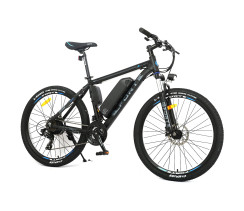 Велоскутер акумуляторний Forte Galaxy 18"/26", 250 Вт, чорно-синій
