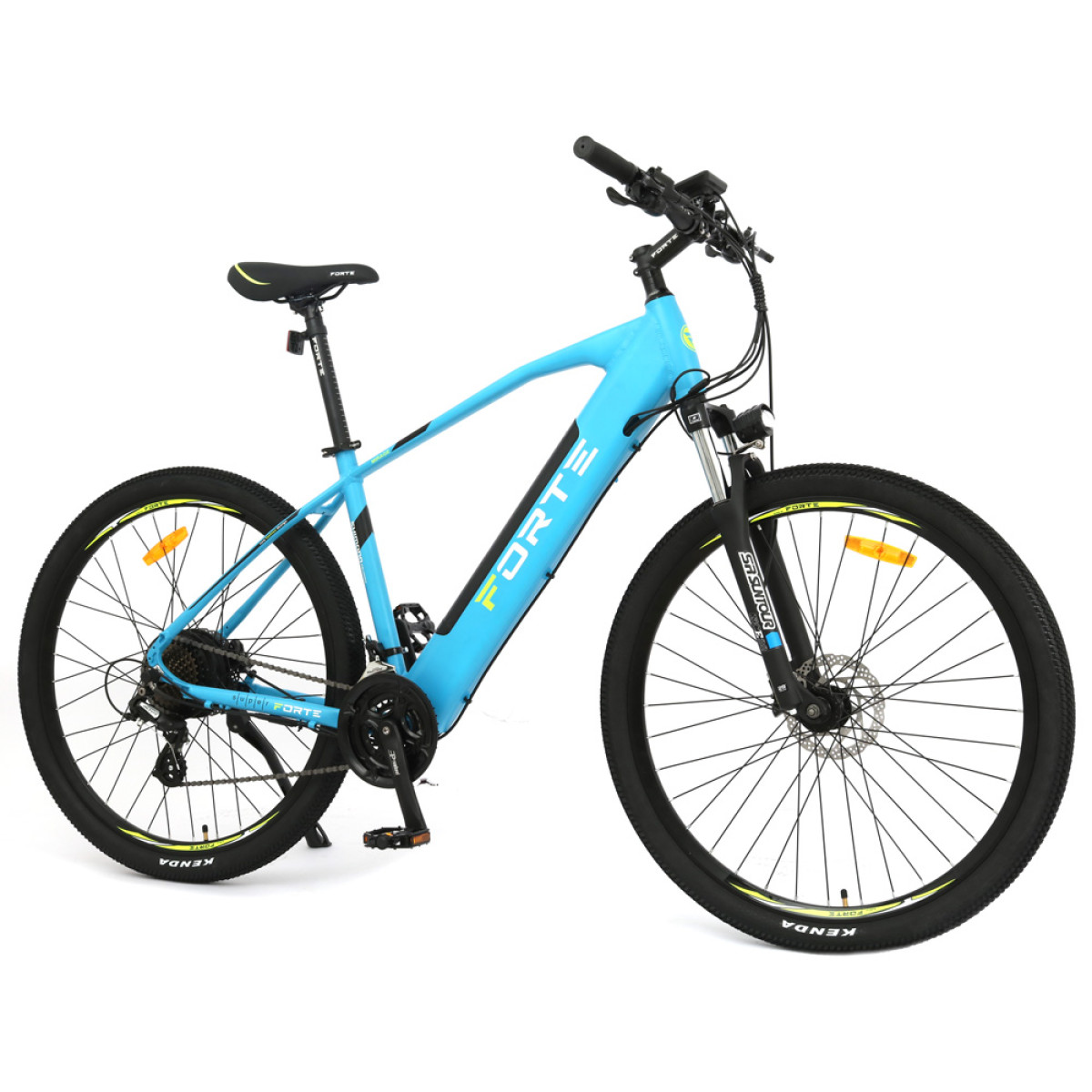 Велосипед акумуляторний Forte Mirage 19"/29", 500 Вт, бірюзовий